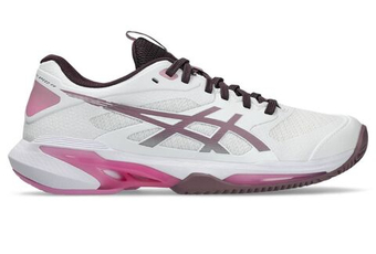 Женские Кроссовки теннисные Asics Solution Speed FF 4 Clay - white/dusty mauve