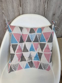 Подушка на стул квадратная 45*45см треугольники (Т40-447К)