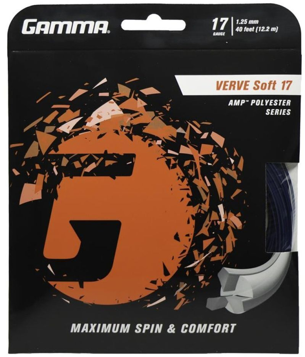 Струны теннисные Gamma Verve Soft 17 (12,2 m) - blue/black
