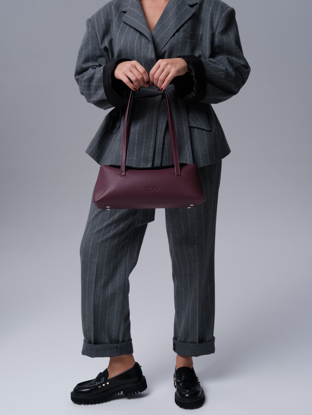 Кожаная сумка Raduy DBR 31127 бордовое вино