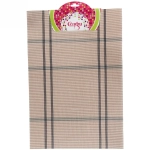 Салфетка на стол 30*45см плетеная, Клетка шоколадная