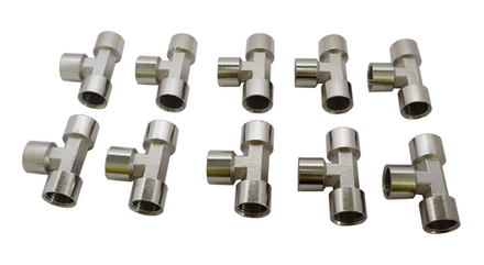 KraftWell KRW-TT12F3-10 Тройник резьбовой Т-образный F1/2" - F1/2" - F1/2", 10 шт