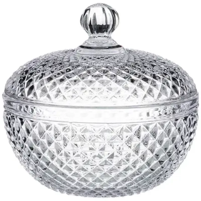 Сахарница с крышкой 320 мл. 12*12 см. высота=11 см. коллекция muza