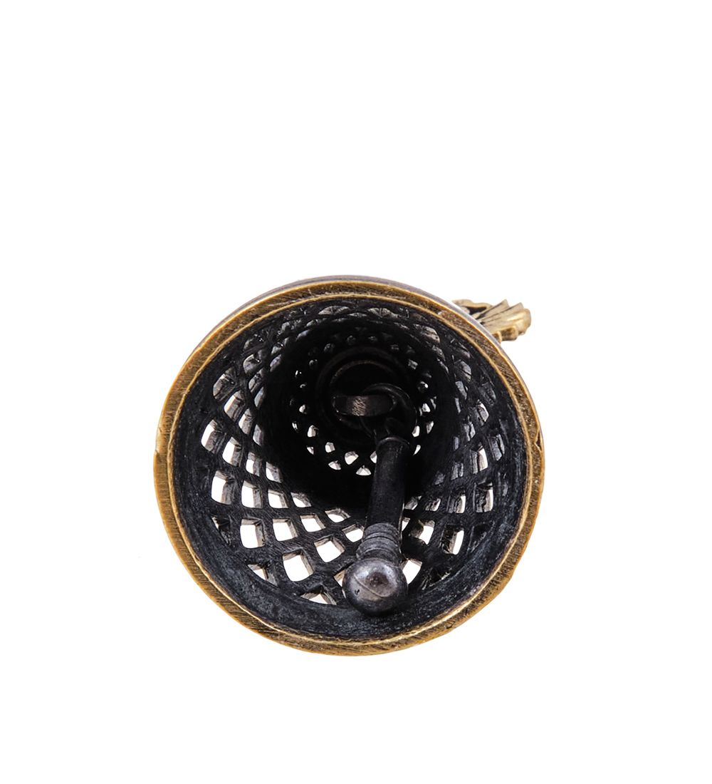 AM-3772 Колокольчик «Герб» (латунь, янтарь)