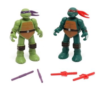 Набор черепашек ниндзя 2в1 10см