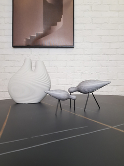 Статуэтка Wood grain bird black A