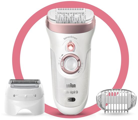 Эпилятор Braun 9-720 Silk-epil 9 SensoSmart, white