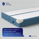 Бескаркасный диван-кровать (трансформер) BuyHit (синий)