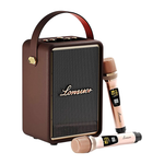 Беспроводная портативная колонка с двумя микрофонами Lonzuer Running
