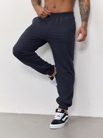 Брюки мужские с начесом "jogger fleece" (графит)