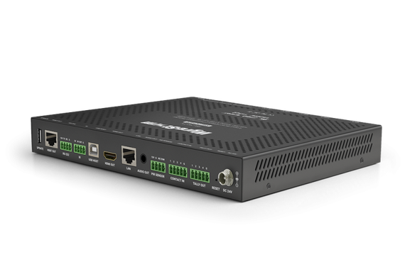 Wyrestorm SW-740-TX - презентационный коммутатор с 4 входами 4K/60 HDBaseT,
с DSC, масштабированием и хост-портом USB (4K: 100 м)