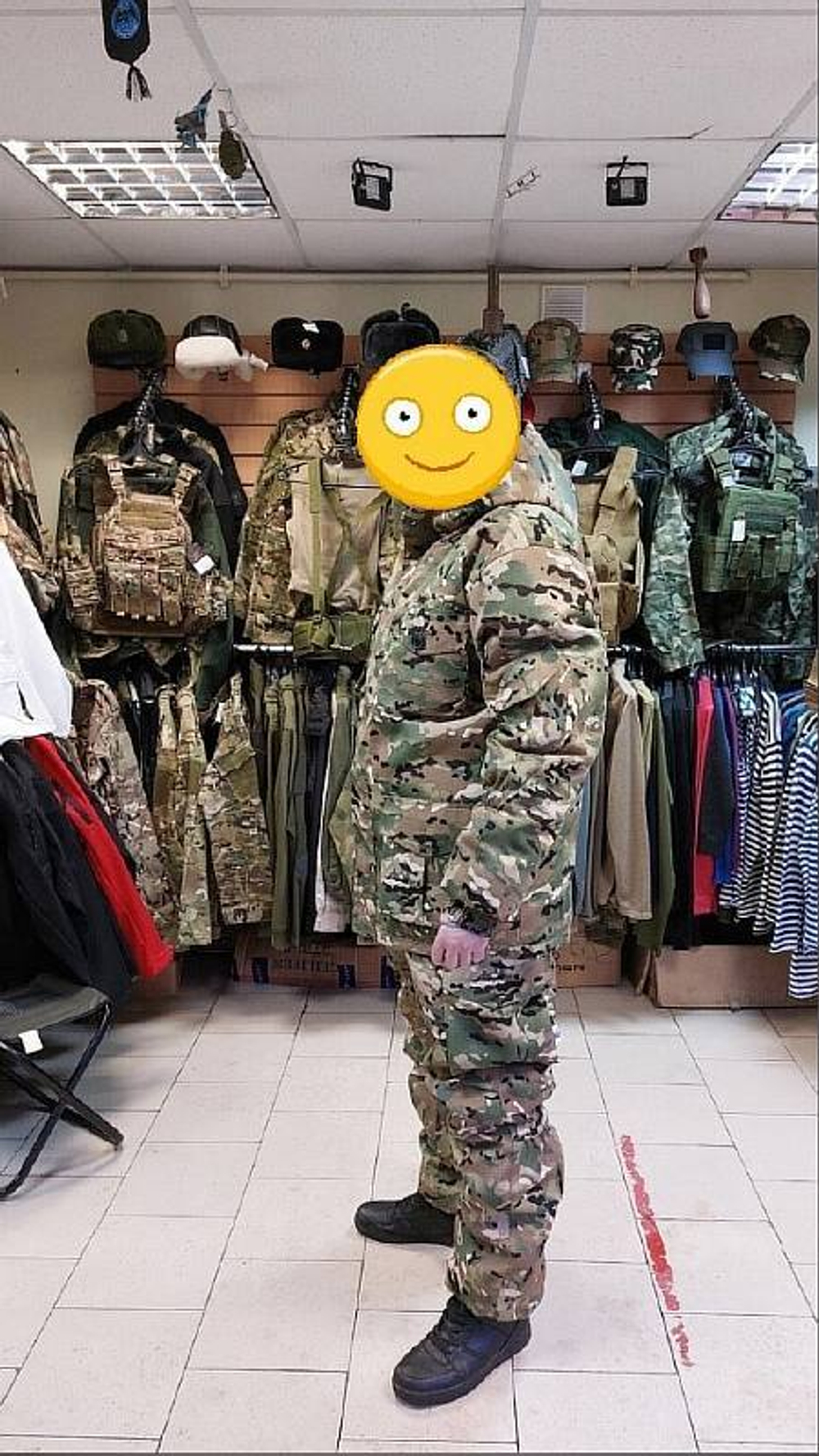 Костюм зимний флисовый Горка мультикам Rip-Stop