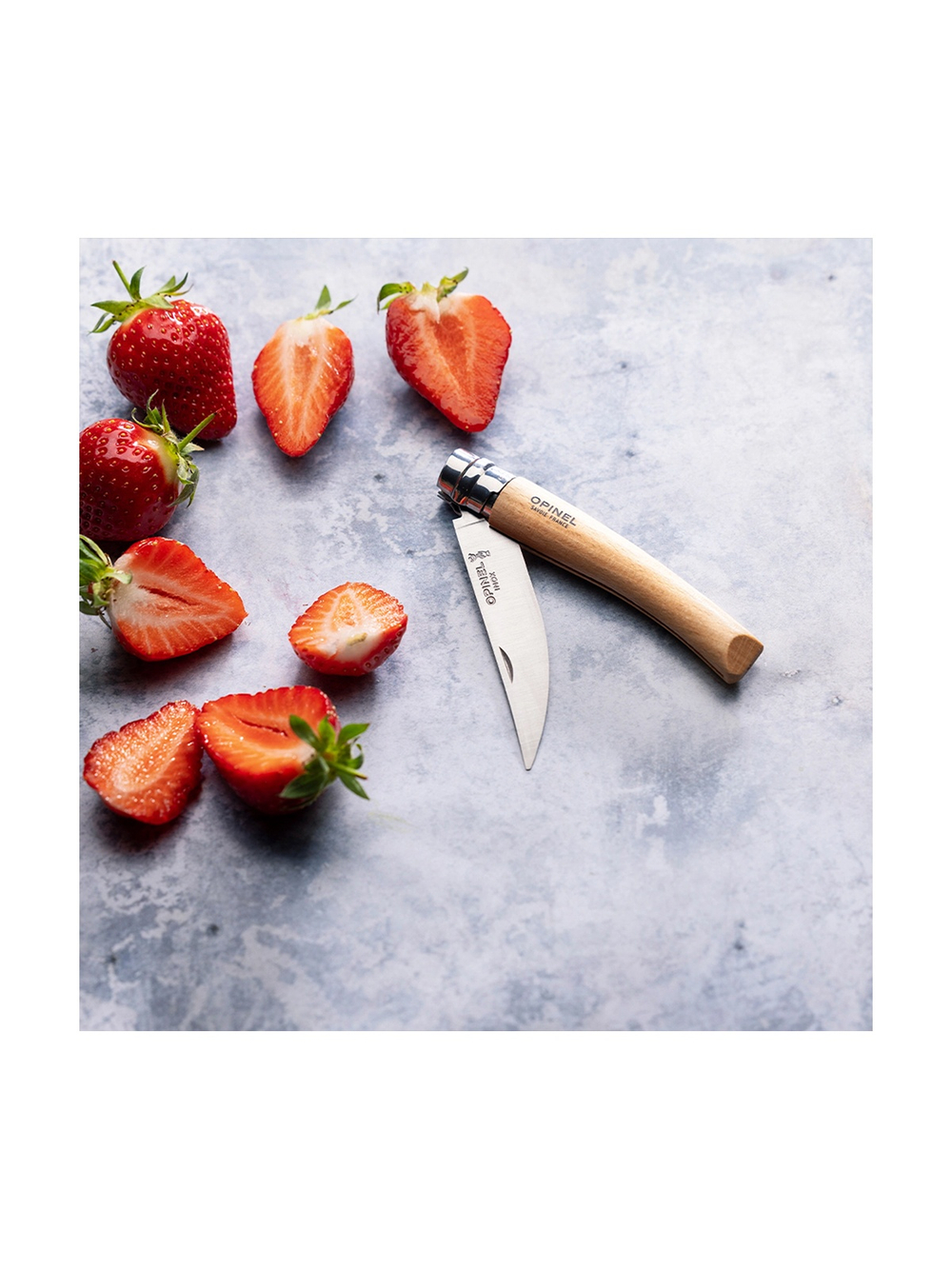 Нож филейный Opinel №8, нержавеющая сталь, рукоять из дерева бука