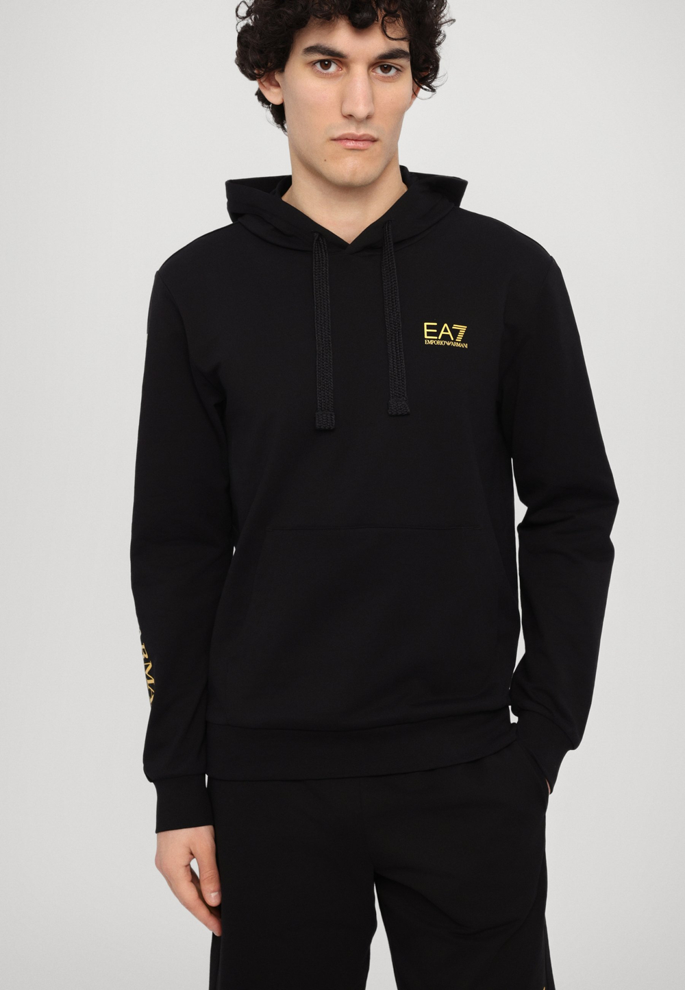 EA7 Emporio Armani UNISEX - Толстовка с капюшоном - Чёрный