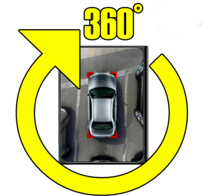 Комплект кругового обзора 360 для планшетов OL - Carmedia OL-360-2K-3D