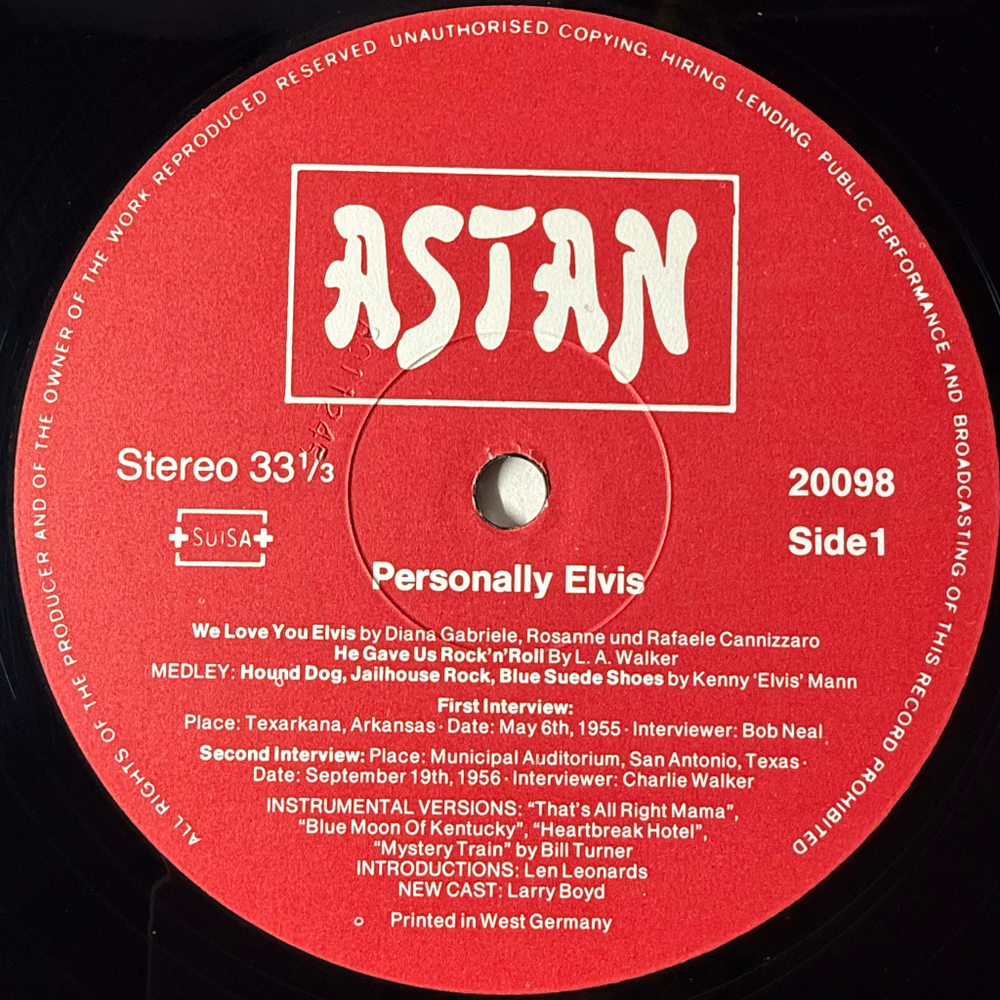 Elvis Presley - The Legend 10LP (Германия 1983г.)