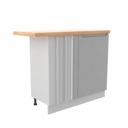 Кухня Модуль МСУ 1000 (правый) Тренто Штукатурка белая