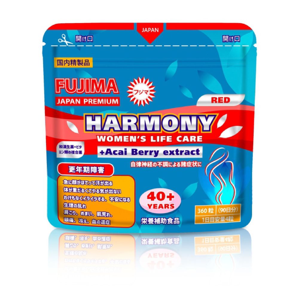 Женский витаминный комплекс 40+лет Fujima Harmony, 360таб