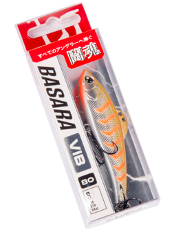 Воблер вертикальный Lucky John BASARA VIB S 80, цвет 340