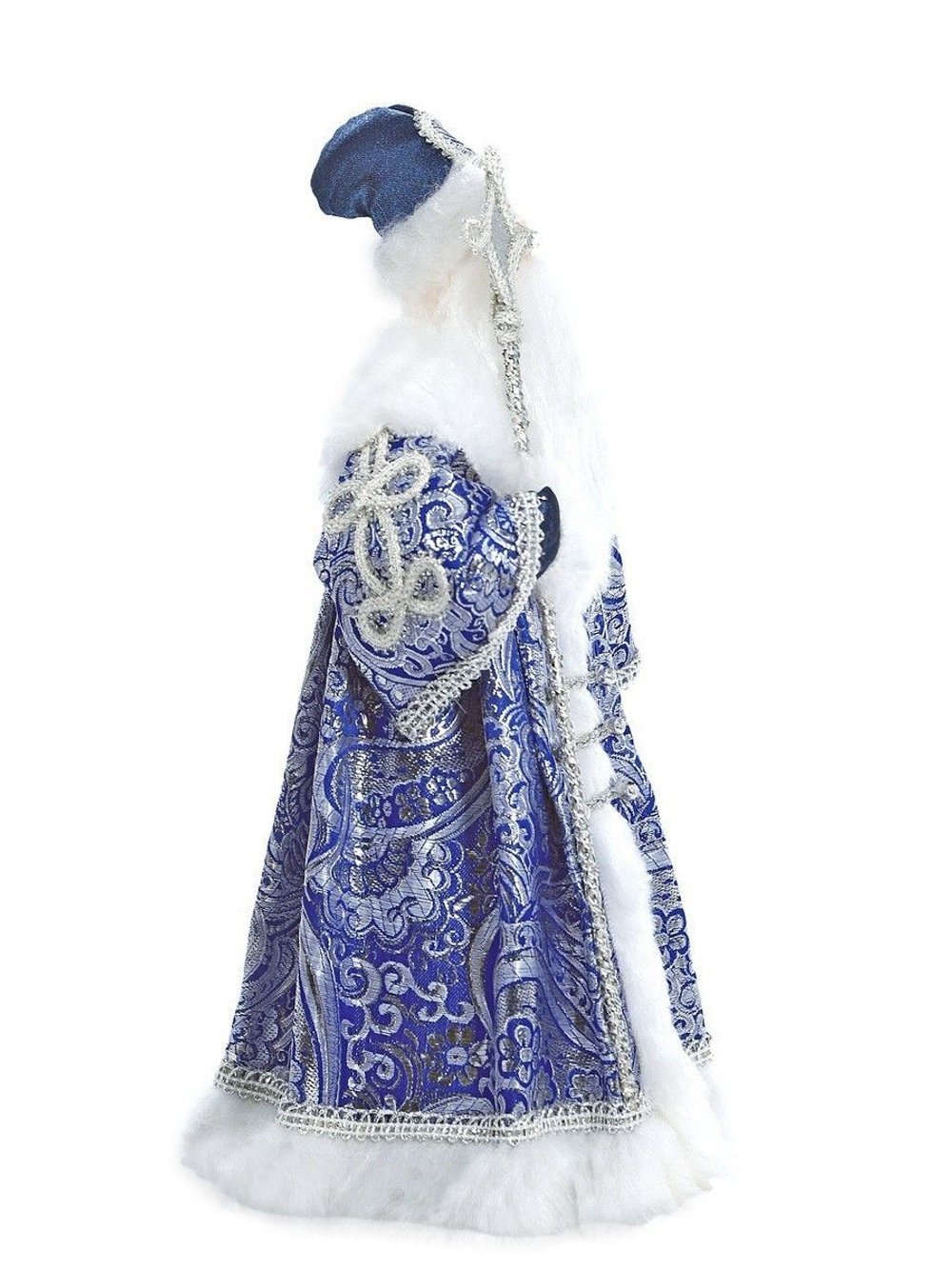 Фарфоровая кукла Дед Мороз под ёлку. Новогодний сувенир ручной работы