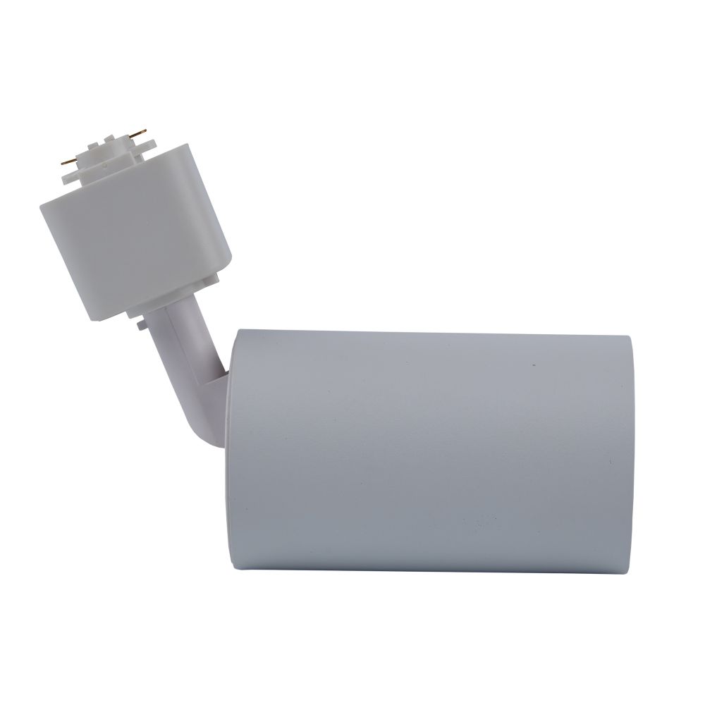 UBL-Q324 GU10 WHITE Светильник-прожектор трековый. Под лампу GU10. Корпус белый. ТМ Volpe