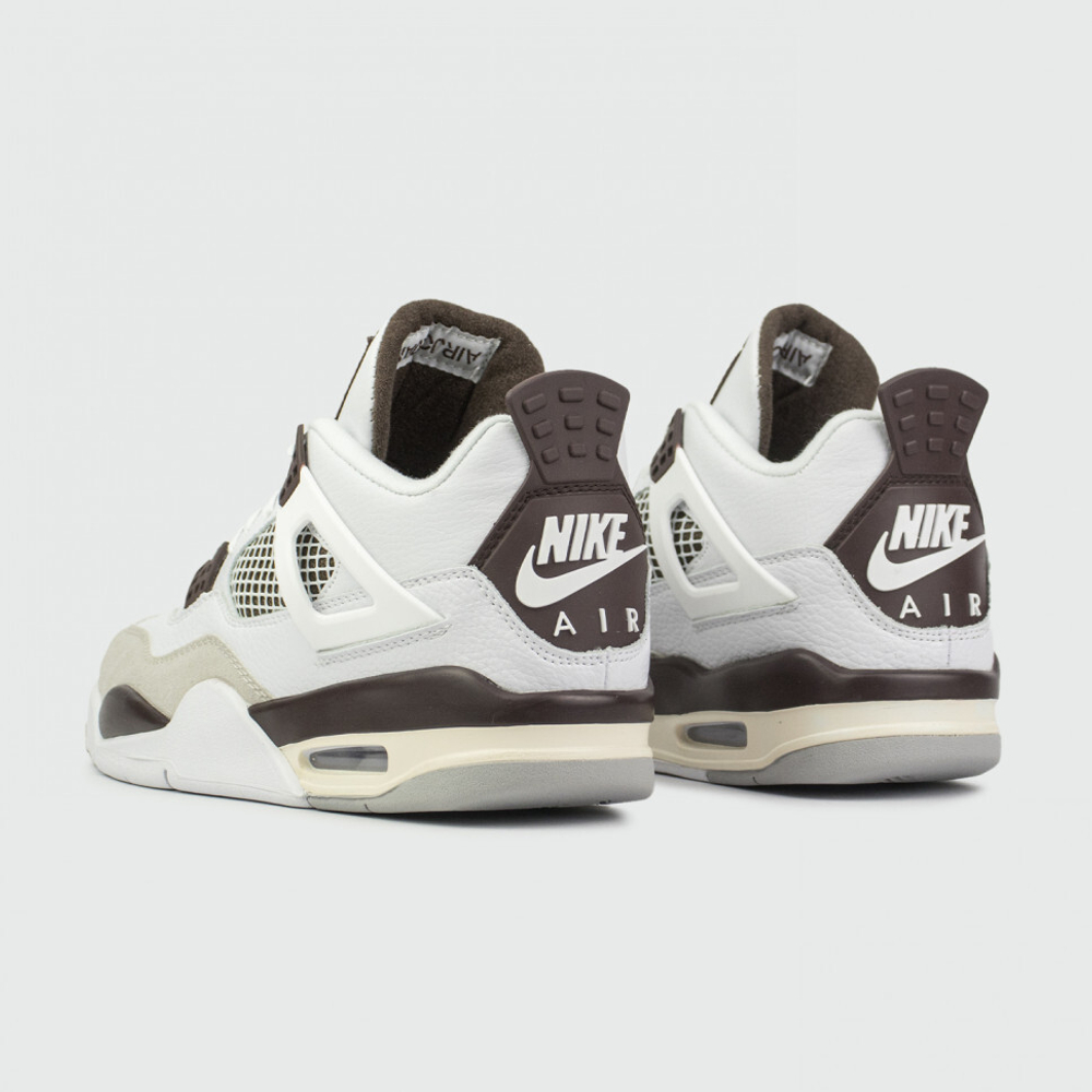 кроссовки Air Jordan 4 x A Ma Maniere White / Brown