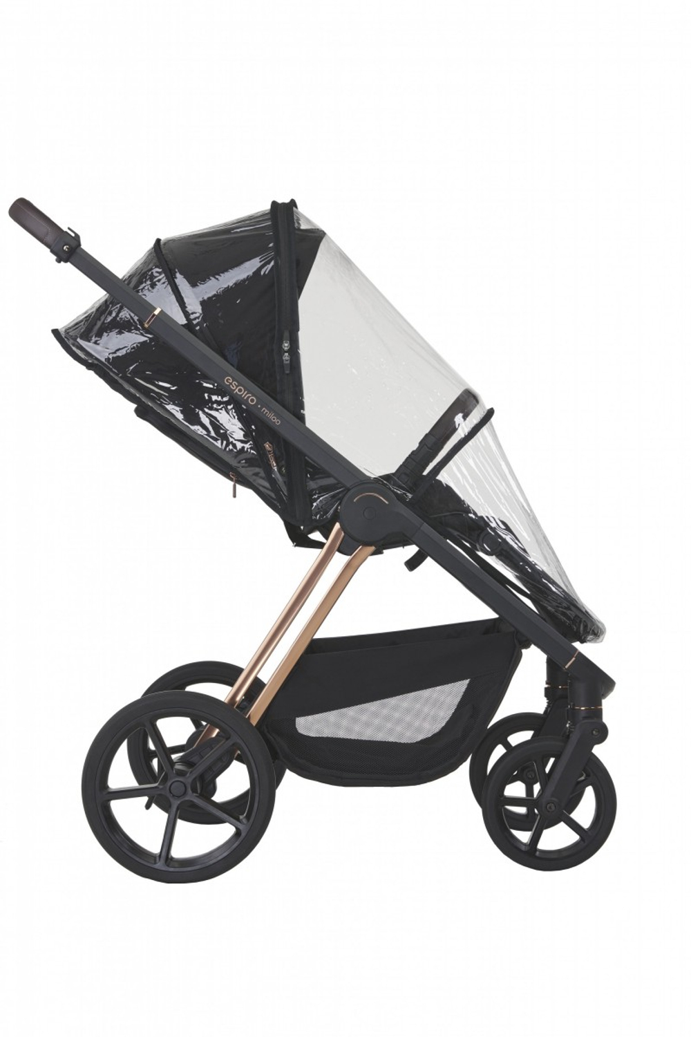 Детская коляска Espiro Miloo 2 в 1 2024 110 diamond black