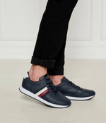 Кожаные кроссовки Tommy Hilfiger - темно-синий(FM0FM05121)