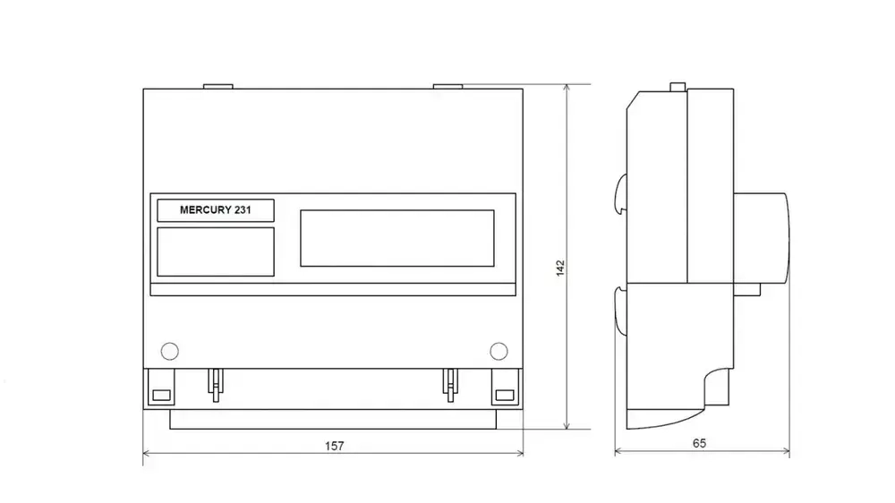 Счетчик Меркурий 231 АТ-01i (IrDA, ИК-порт) 5-60А трехфазный двухтарифный вр. Московское 2025г Инкотекс.