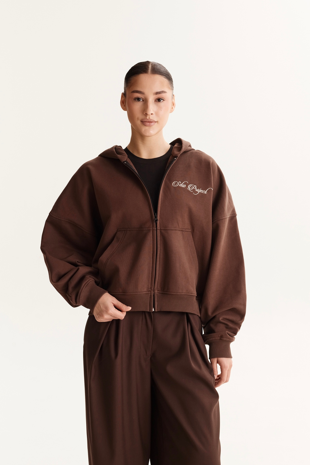 ZIP-HOODIE SDW Uniform - Brown