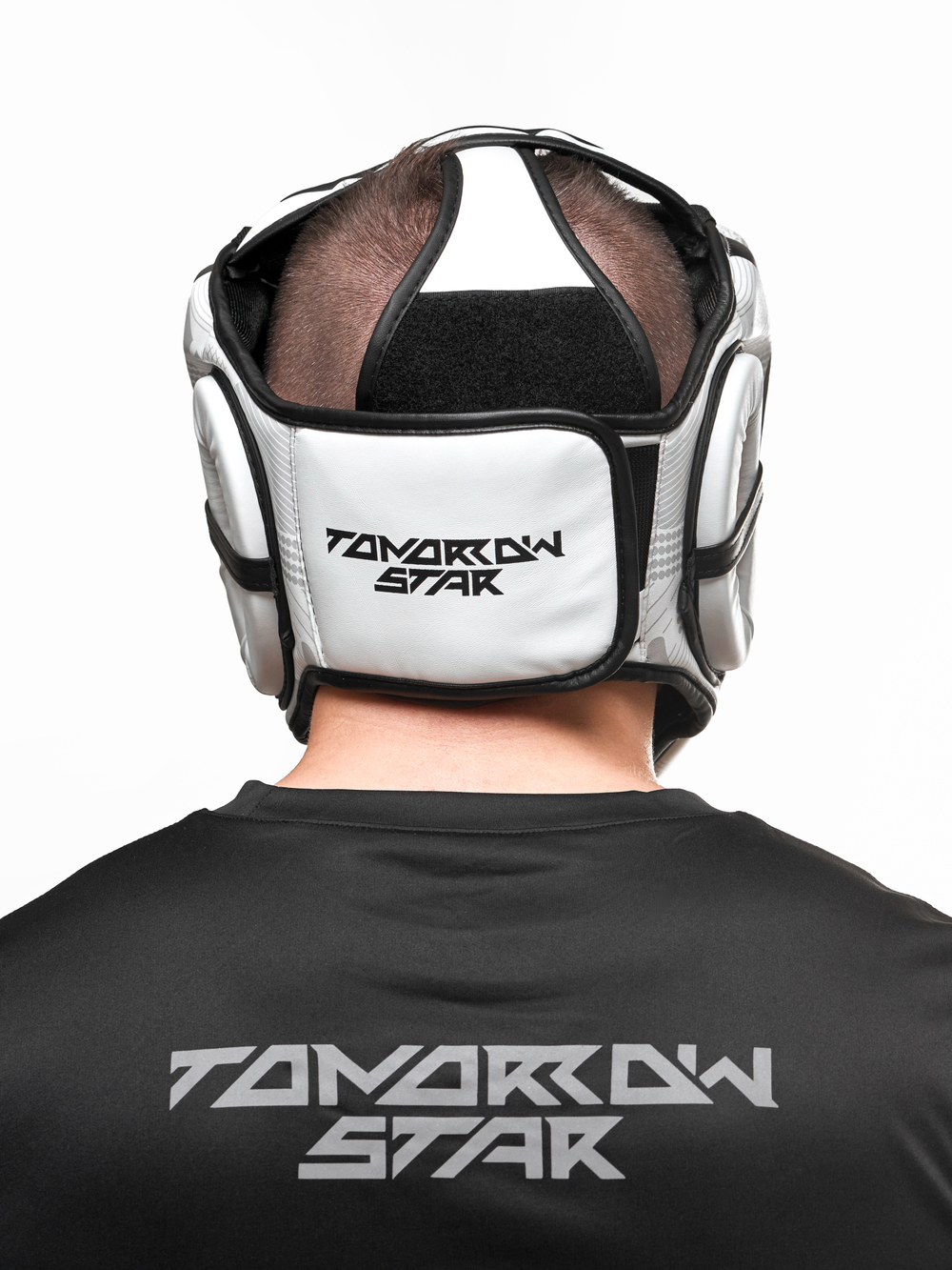 Шлем для бокса Tomorrow Star Fury White Black
