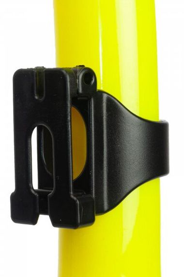 Набор маска+трубка Sargan Барракуда прозрачный/желтый