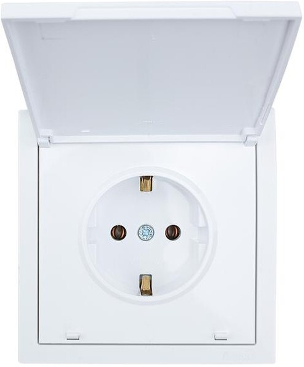 ZIMA Розетка с крышкой 704-0288-123BQC