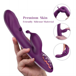 Вакуумный вибромассажер-кролик G Spot Alpha Rabbit Vibrator