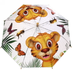 Зонт детский полуавтомат «Ultramarine - Озорные зверята», 8 спиц, d-86см, длина в слож. виде 65см