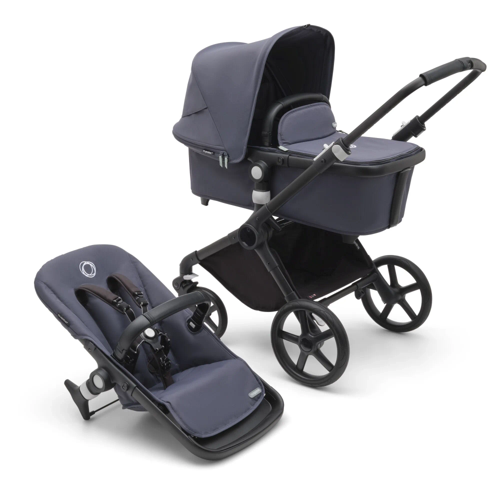 Bugaboo Коляска 2 в 1 Fox Cub Black/Stormy Blue-Stormy Blue