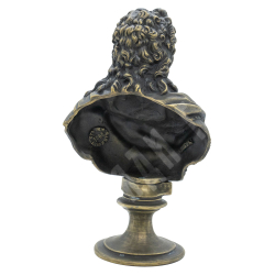 Петра II. Бюст императора. Россия. Бронза фабрика Ф Шопенъ. Модель 1868 г. Реплика.