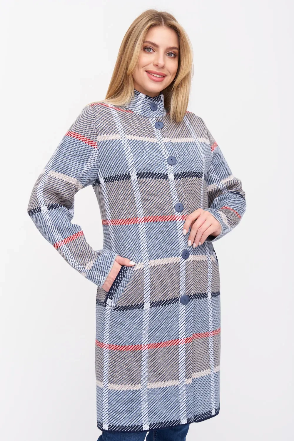 Кардиган М 3051/синий