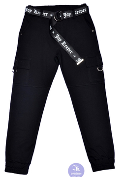 брюки Joy Keeper накладные карманы ремень 2899