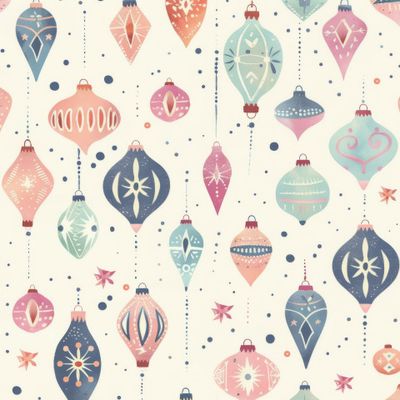 Ретро новогодние украшения