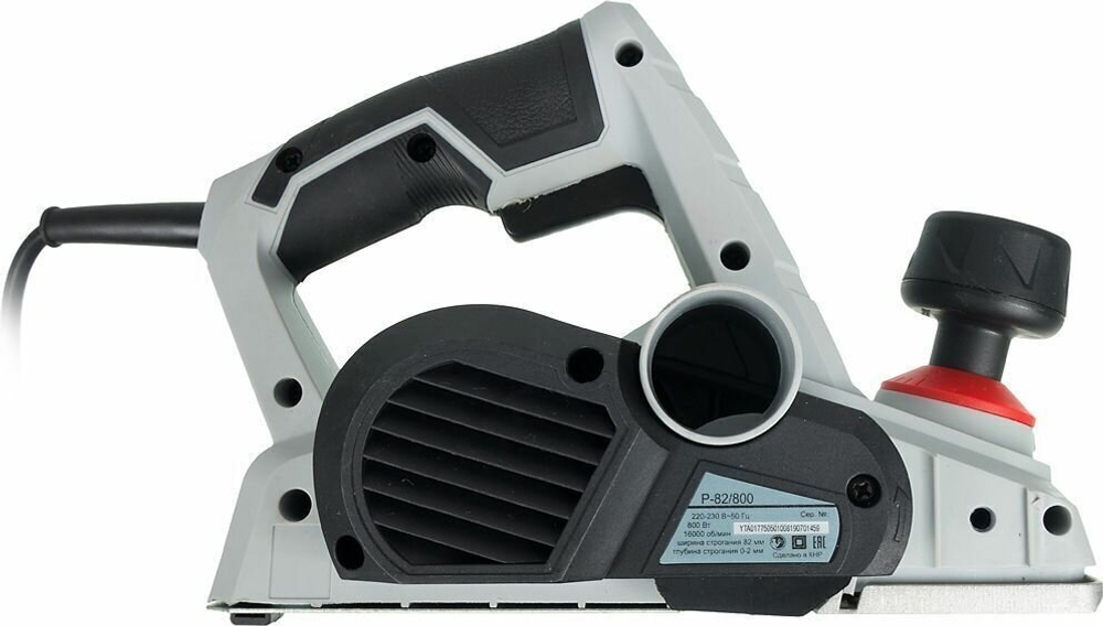 Рубанок электрический Ресанта Р-82/800 (800 Вт, 16000 об/мин, глубина - 2 мм, ширина - 82 мм, 2.6 кг)/ Электрорубанок