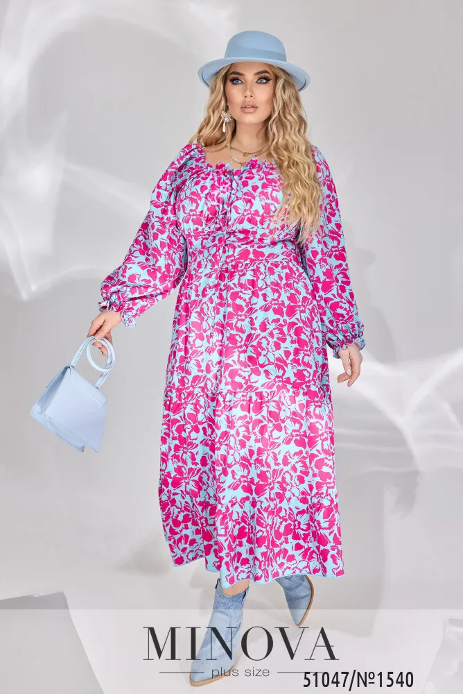 Платье 1540-малиновый Minova
