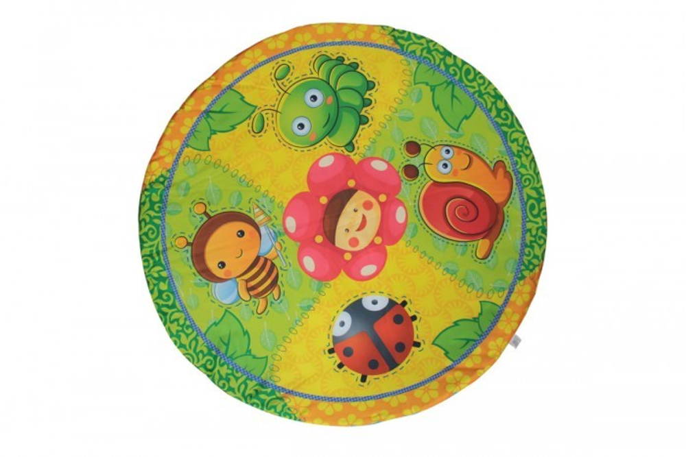 Развивающий коврик "Букашки", игрушки, зеркало