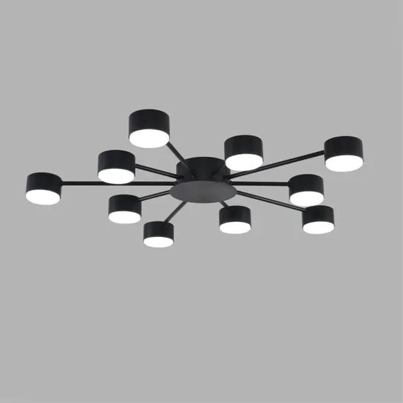 8344/10C COMFI черный, металл Люстра GX53 LED 10*7W 220V TORINA