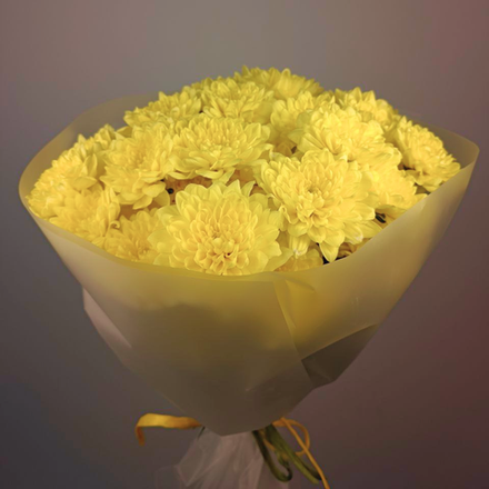 Букет из Желтых Хризантем