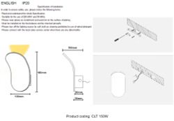 Бра Crystal Lux CLT 150W BL