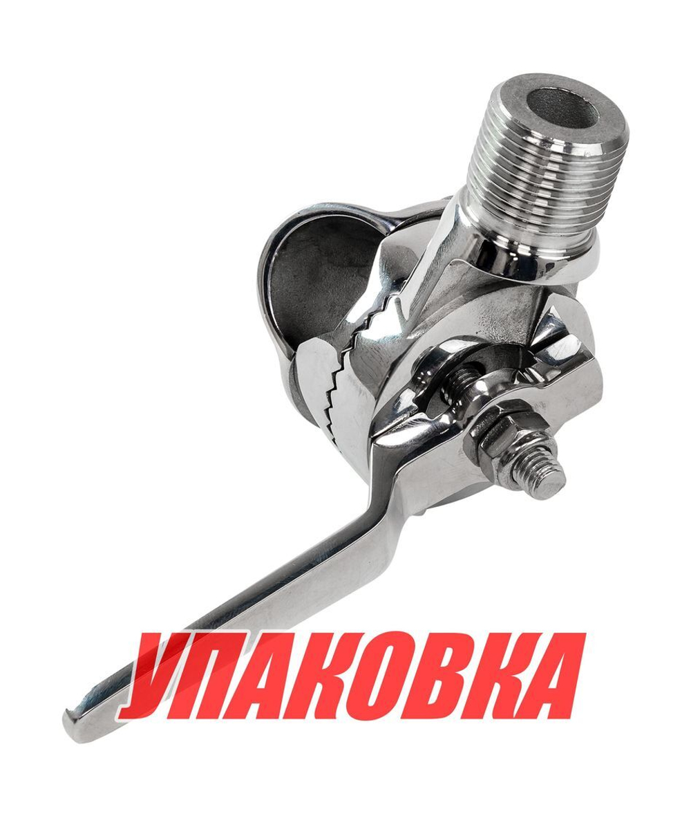 Крепление антенны на леер, нержавеющая сталь, Marine Rocket (упаковка из 3 шт.)