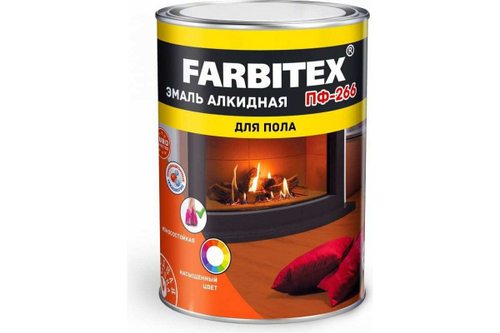 ЭМАЛЬ АЛКИДНАЯ FARBITEX ПФ-266 ЗОЛОТИСТЫЙ 2,7КГ
