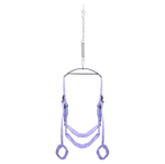 Spinning Fantasy Swing Секс качели подвешивающиеся к потолку (фиолетовый). (Цвет: фиолетовый)