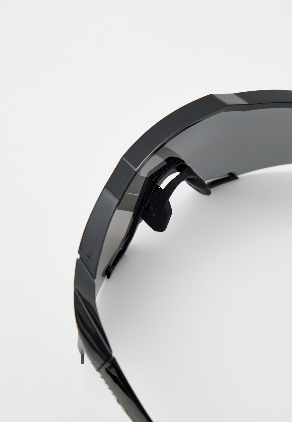 Спортивные очки с диоптриями 100% SPEEDCRAFT Polished Black - HiPER Lavender Mirror Polarized Lens